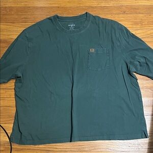Men's Dark Green Long Sleeve Tee